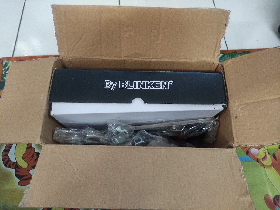 Kunci Pintu Besar Gagang Kotak Silinder Kumplit Set 25 Cm L Gagang L Handle Allegra