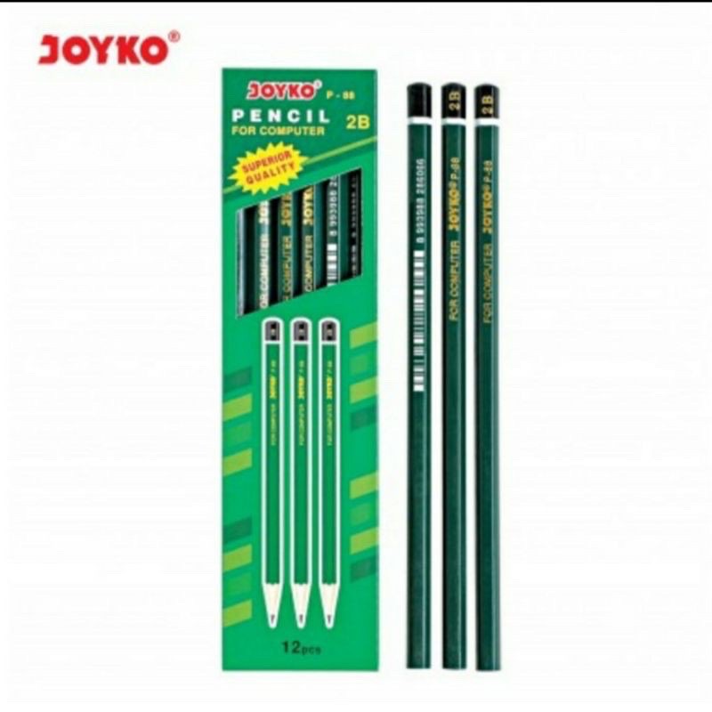

12pcs pensil 2B Joyko pensil batang 2B