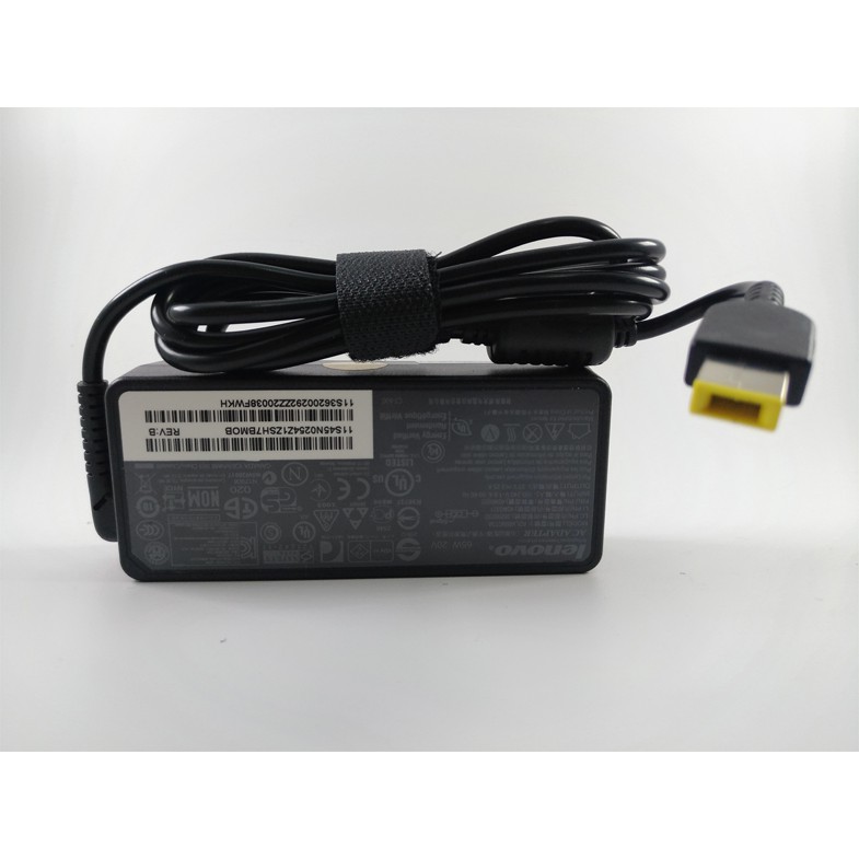 LENOVO ASLI ORI Original CAS AN CASAN Adaptor Charger Laptop Notebook 20v 3.25A (USB) + Kabel Power