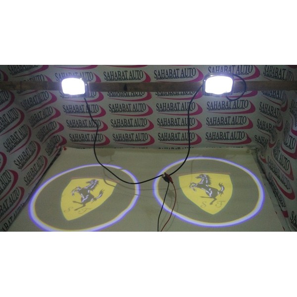 Door Light Lamp Logo Ferrari