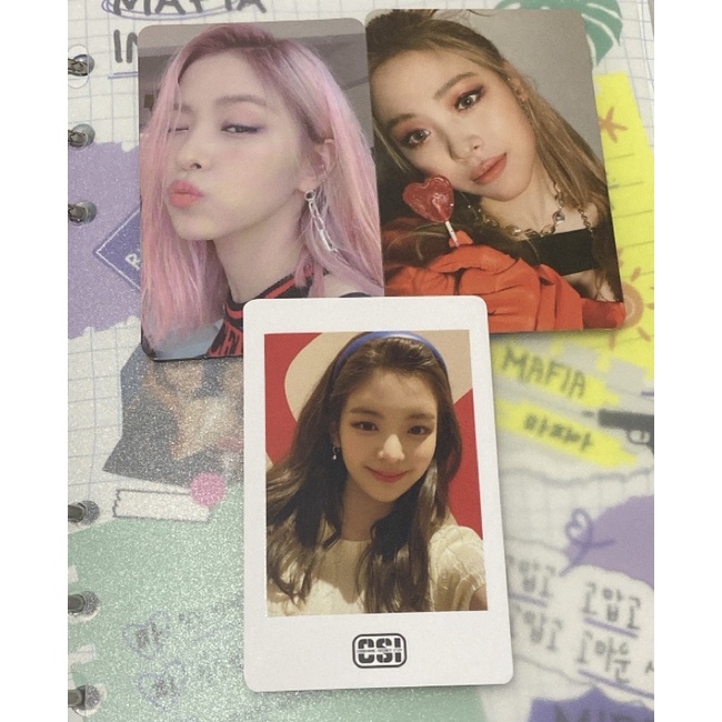 photocard ryujin icy pout (booked)