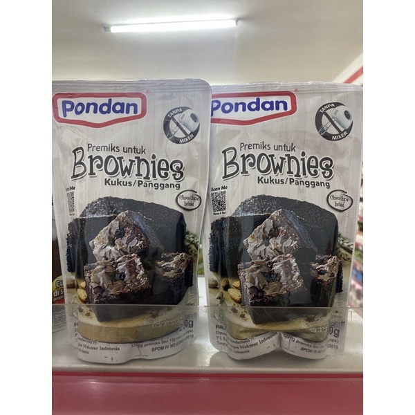 Pondan Brownies Kukus 130gr