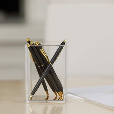 

Pen Holder Acrylic Desk Organizer Tempat Pensil Acrylic Pen Stand Stationery