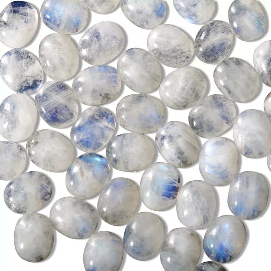 Batu Bulan Moonstone Tetes Air Natural