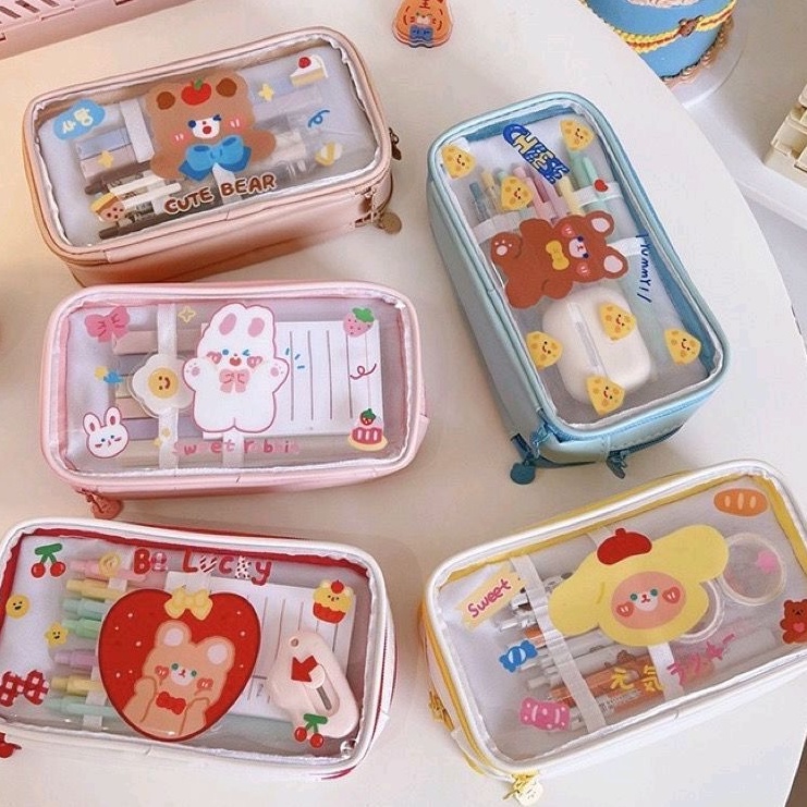 

Cute Korean Large Pencil Organizer Box