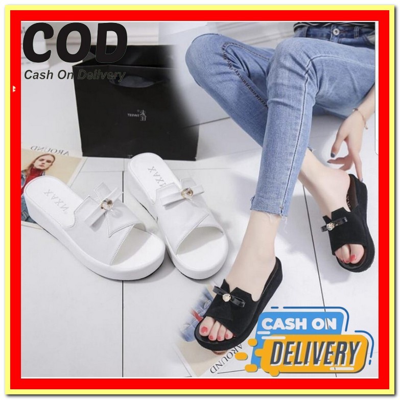 Wedges Wanita Sleting Wadges Wedges Wedjes Wejes Wages Mura Nz470 Wedges Sepatu Wanita / Wedg Nn  15