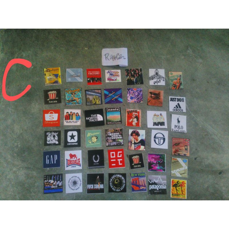 

stiker Random bahan chromo 45pcs. item ABEFGHIJ
