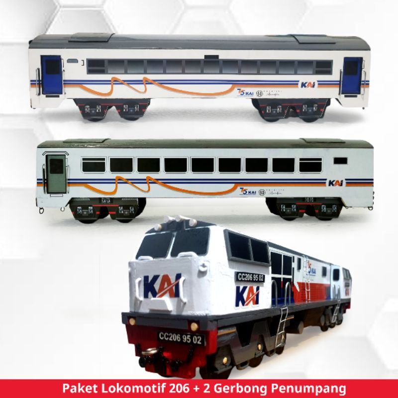 Miniatur Kereta Api Kayu_paket miniatur kereta api