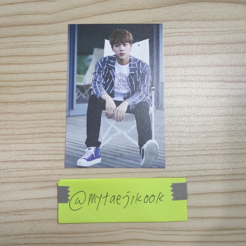 bts mini photocard on stage hyyh jin mpc pc seokjin