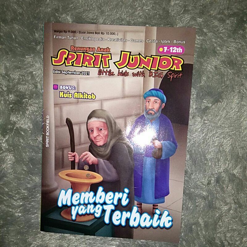 Buku Renungan Alkitab Harian Motivasi Anak - SPIRIT JUNIOR