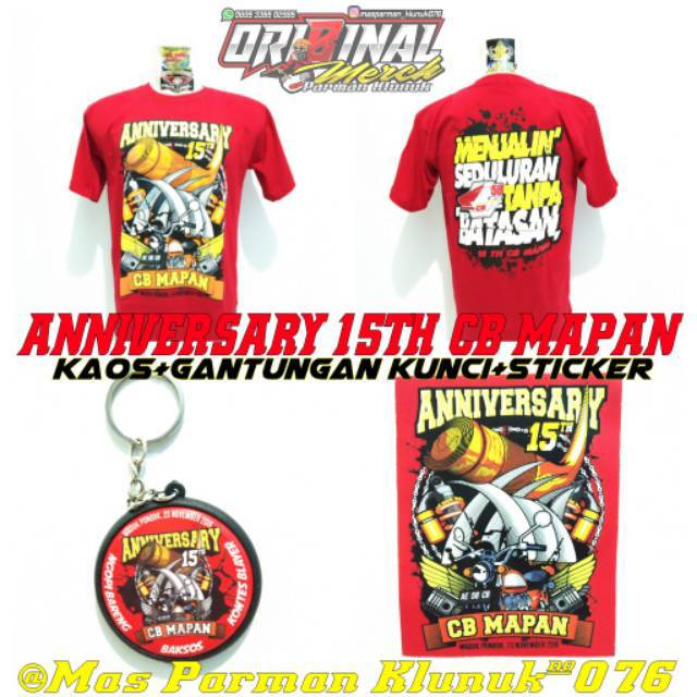 ANNIVERSARY 15TH CB MAPAN