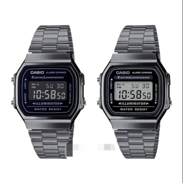 Jam Tangan Unisex Casio A168WGG Series Original A168WGG-1ADF 1BDF Original