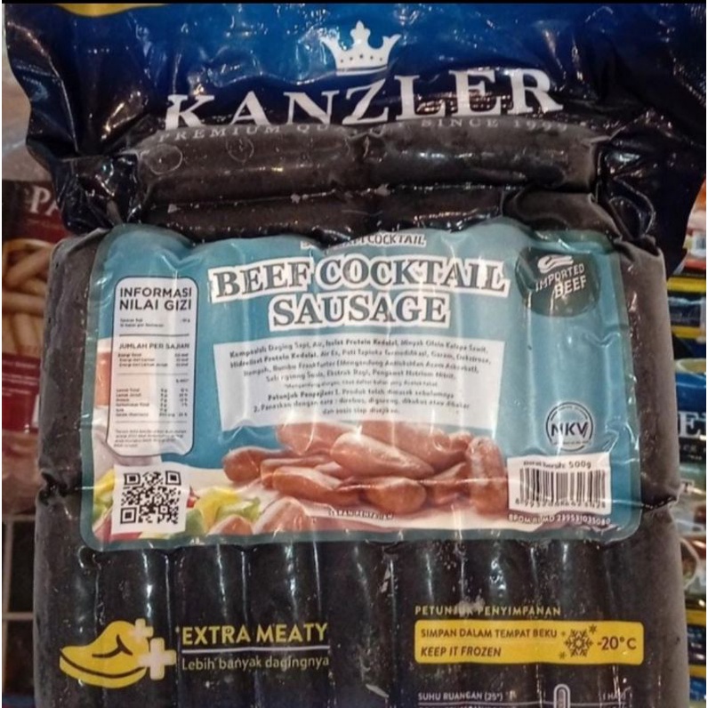 

Kanzler Beef Cocktail Sausage 600gr