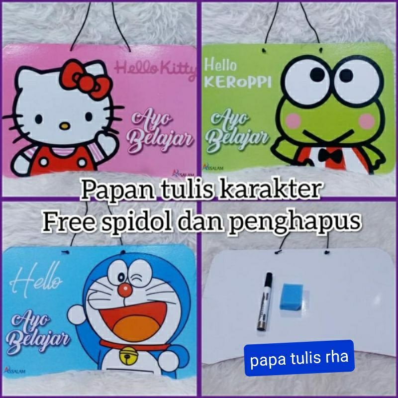 

Papan Tulis Free Spidol dan penghapus