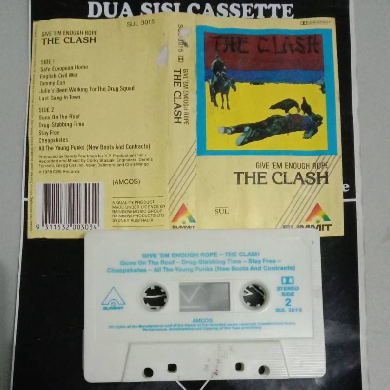 kaset the clash - give em enough rope