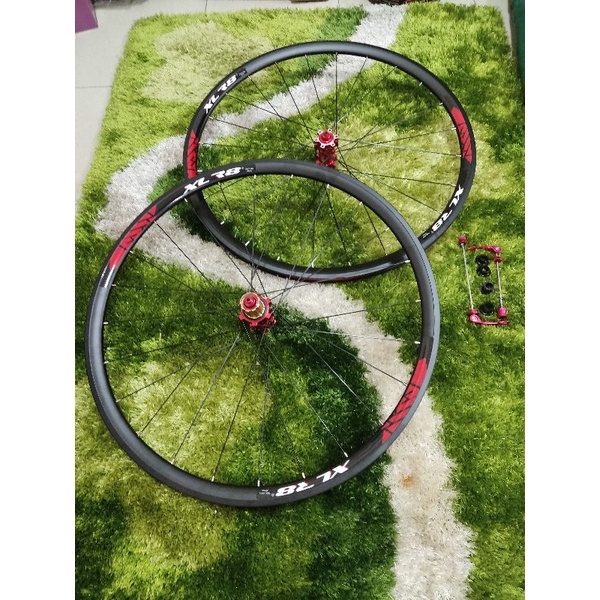 WHEELSET 700 XLR8 DISCBRAKE QR TA