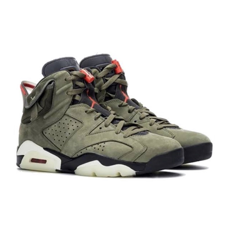 NIKE AIR jordan 6 x travis scott Medium Olive KW NEW