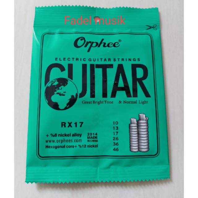 Senar gitar orphee RX 17