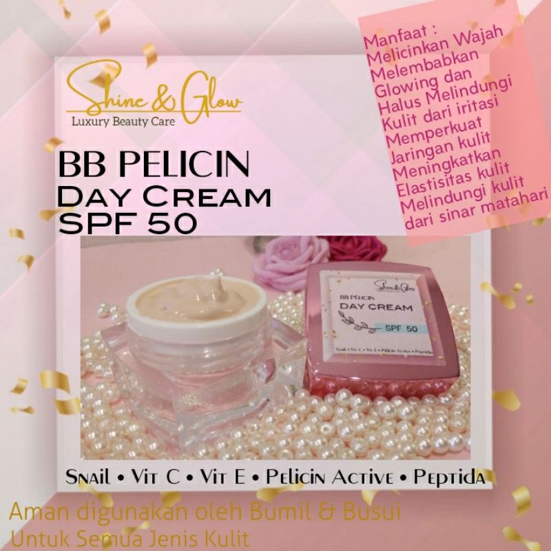 CREAM SIANG BB PELICIN WAJAH SPF 50
