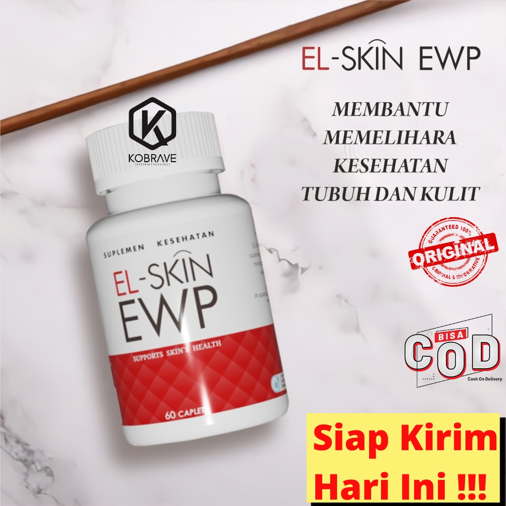 Elskin EWP Kolagen Suplemen Kecantikan Pemutih Seluruh Badan Wanita Dan Pria