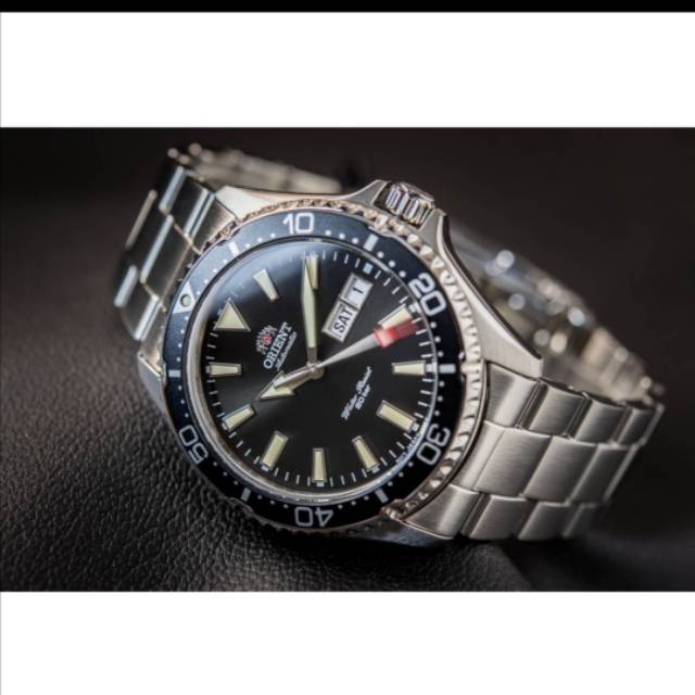 Jam Tangan Orient RA-AA0001B MAKO III Automatic Black Divers Stainless