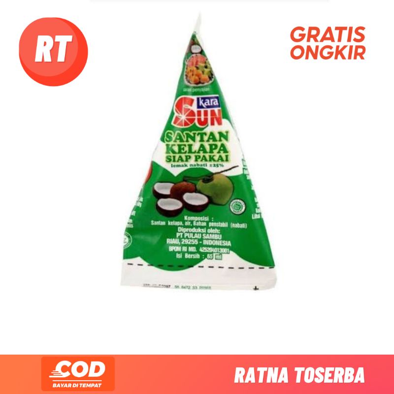 

Santan Sun Kara 65 ml murah santan cair santan kelapa santen kelapa Santan kelapa siap pakai santan instans