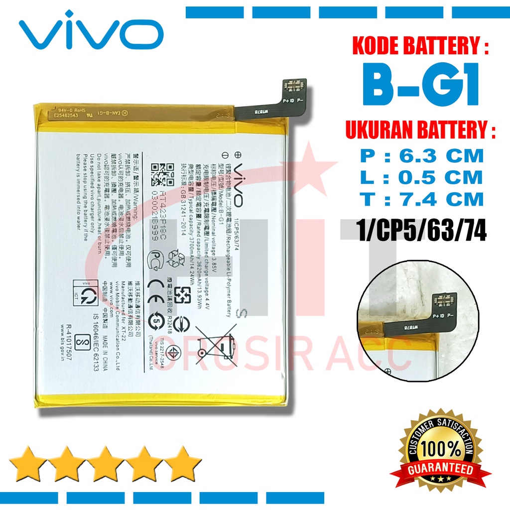 Baterai Battery Ori For Vivo V15 Pro B-G1