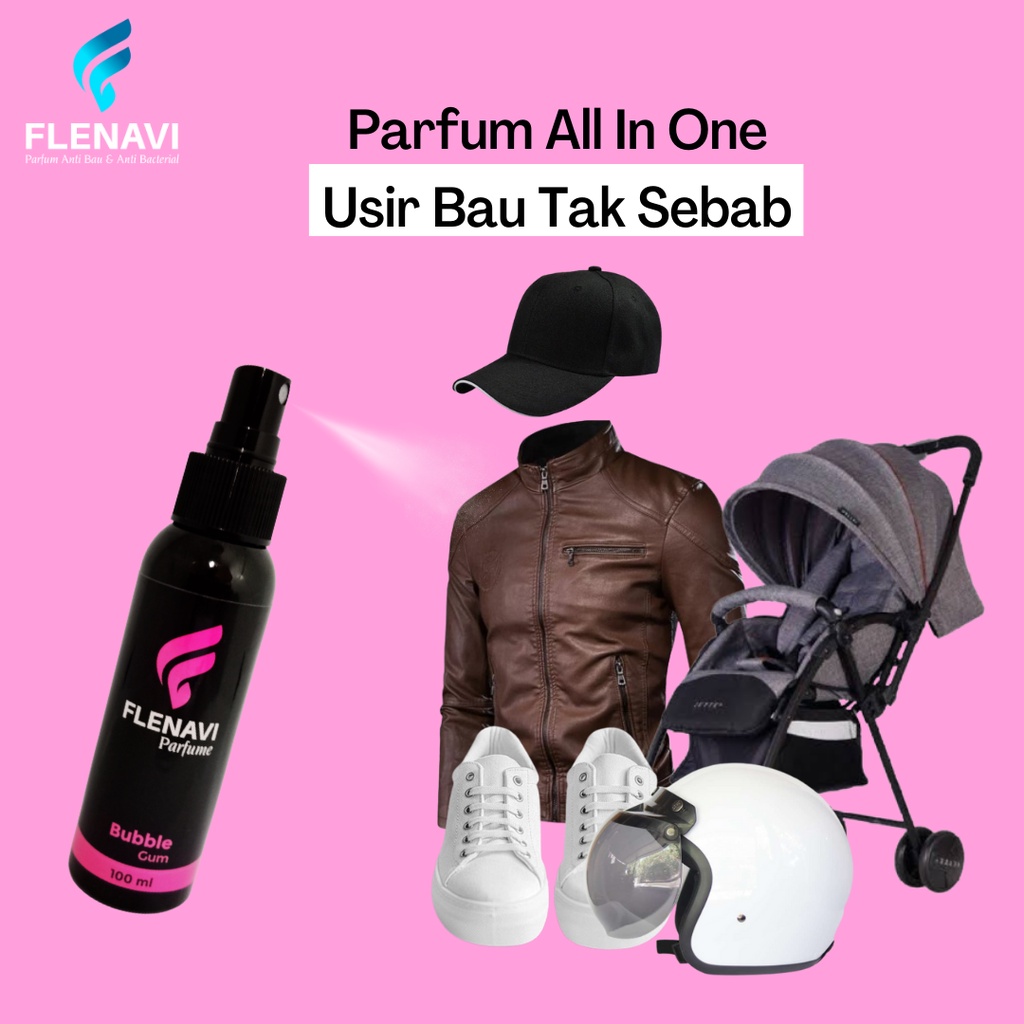 DISKON Flenavi Parfume - Pengharum Sepatu Anti Bau Kaki Parfum Jok Mobil Aroma Bubble Gum