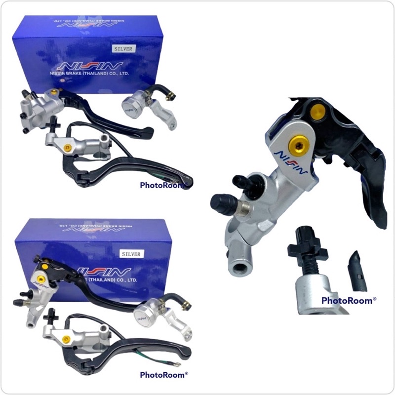 Promo master rem full cnc set handle kiri kanan nissin 1 tabung universal tabung pisah