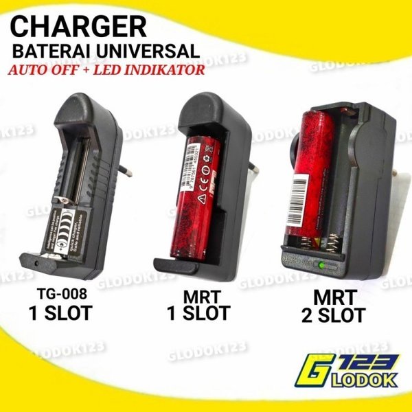 Charger Cas Baterai 18650 Casan Batre Vape Vapor Senter LED Indikator