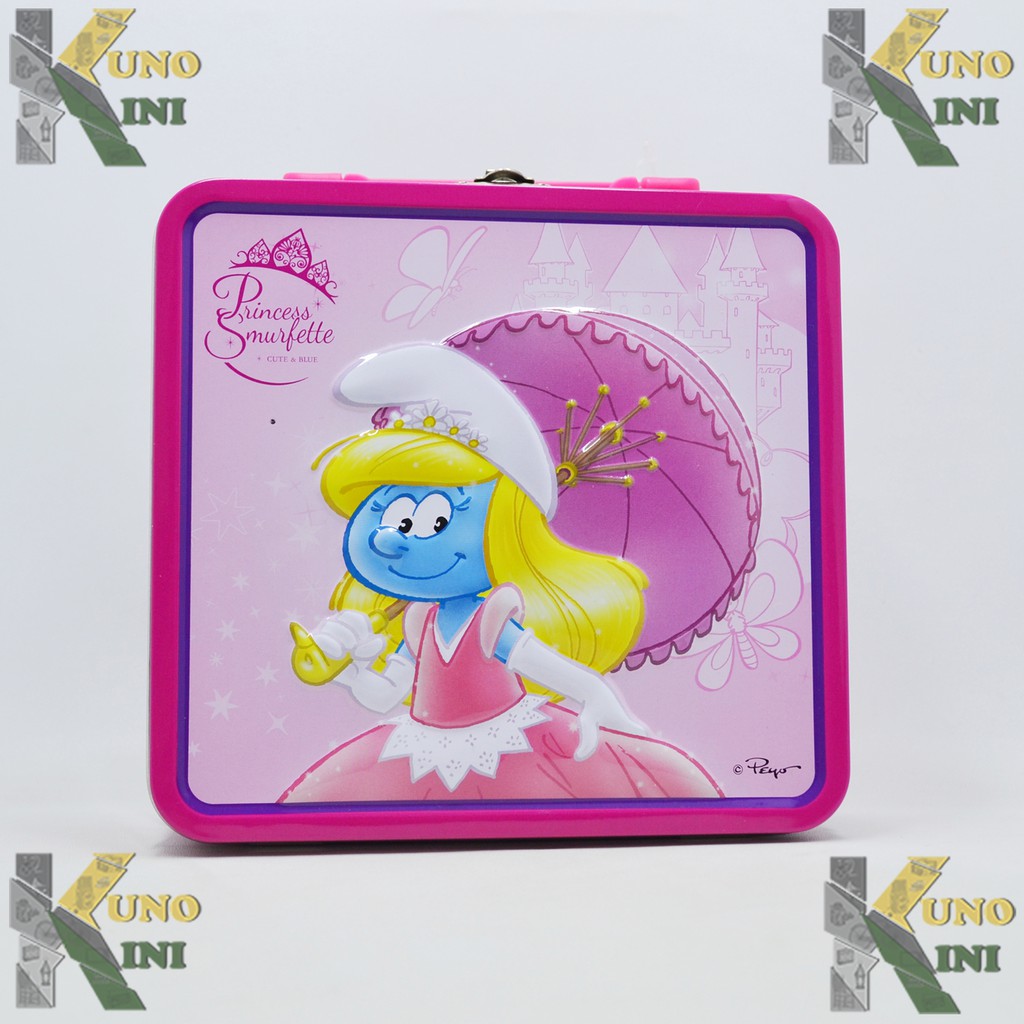 

PRINCESS SMURFETTE LUNCH BOX TIN, Motiongate - Dubai (tanpa isi)
