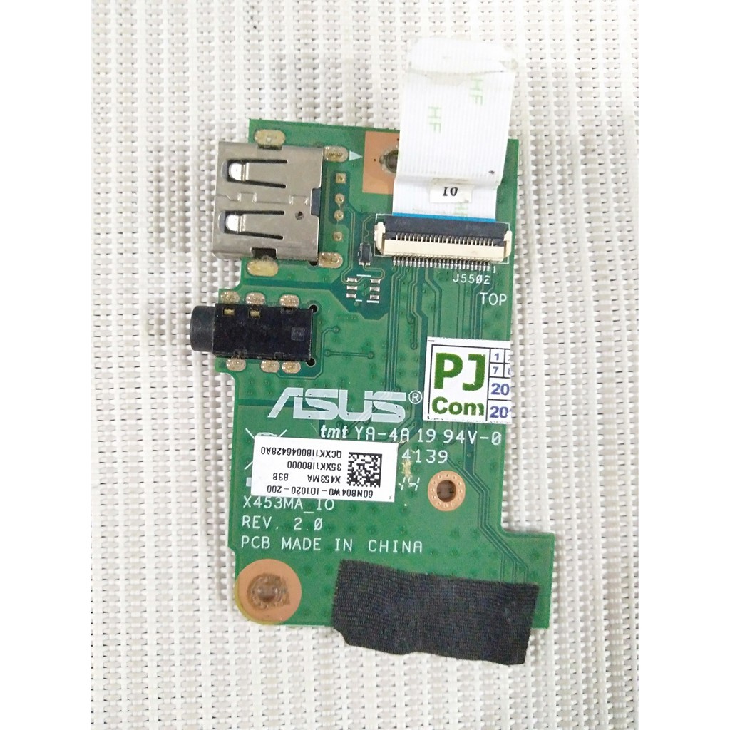 USB Board Asus  X453 X453MA X453S X453SA Port Audio