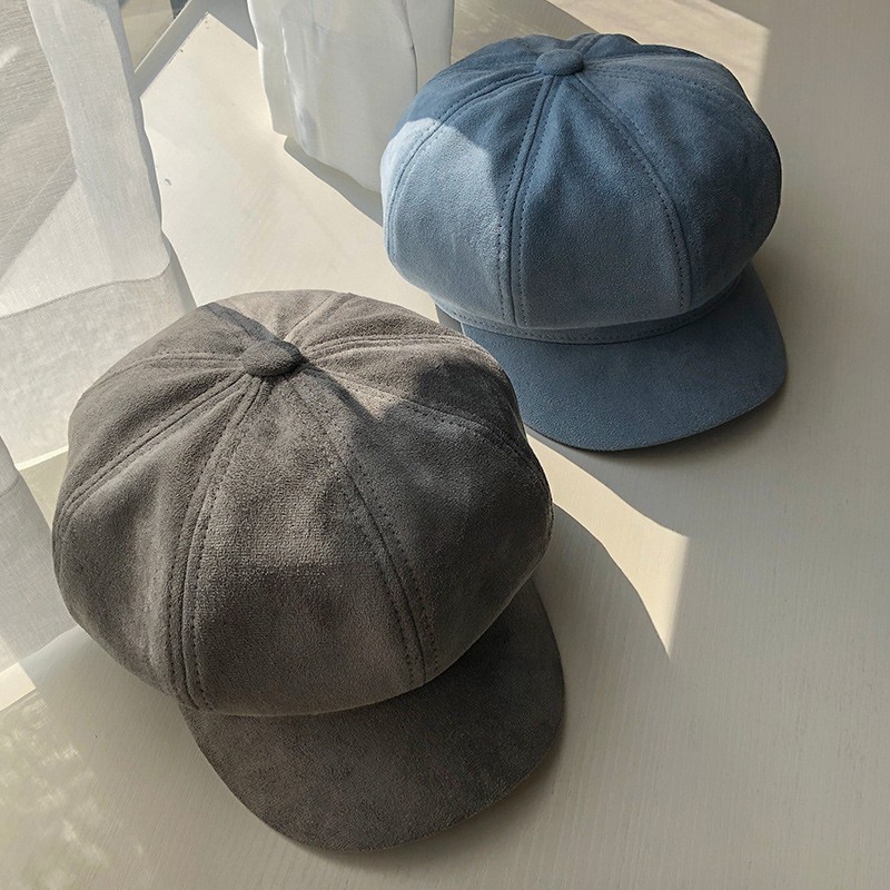 Topi Baret Korea Import Fashion Premium Quality Casual Retro Style Built Up Topi Korea Murah