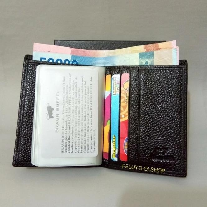 

Dompet Kartu /Card Holder Braun Buffel Kulit. Terlaris