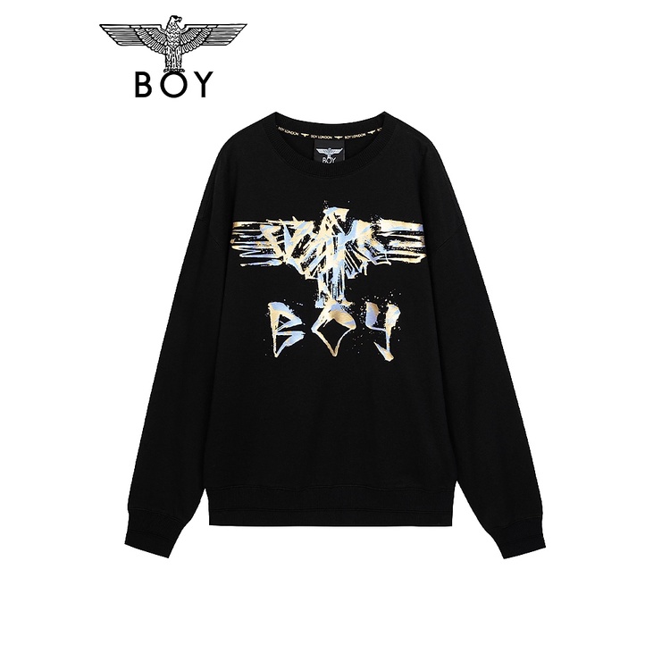 Awal musim gugur BOY LONDON Mirror 1:1 versi baru dari "sweater elang pemblokir warna" pria dan wani