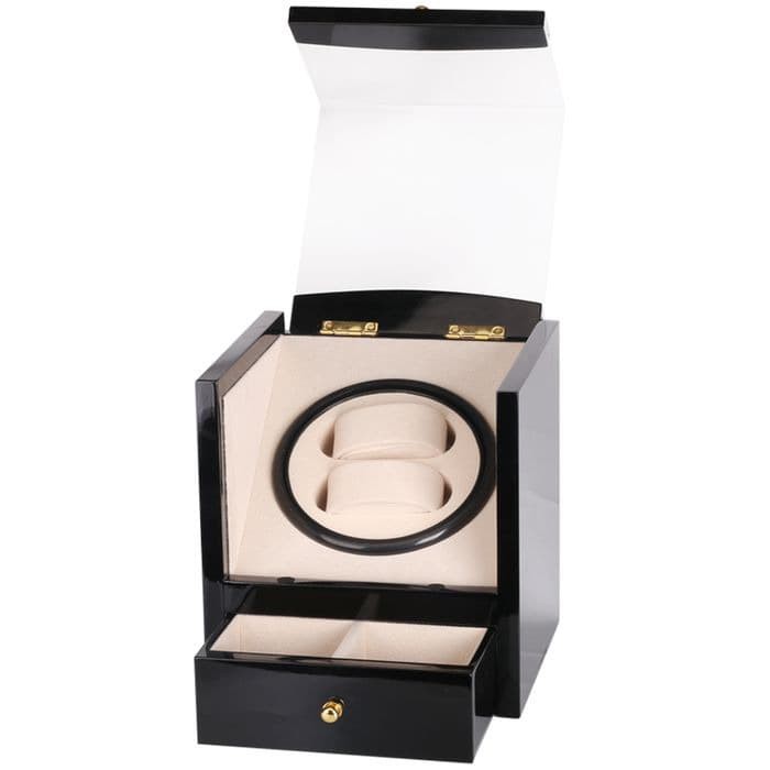 TAIYU Single Head 2+2 Watch Winder Display W115B Kotak Pemutar Jam