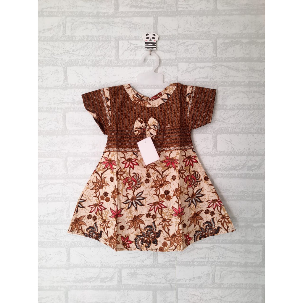 Dress batik klok anak (2th - 4th)