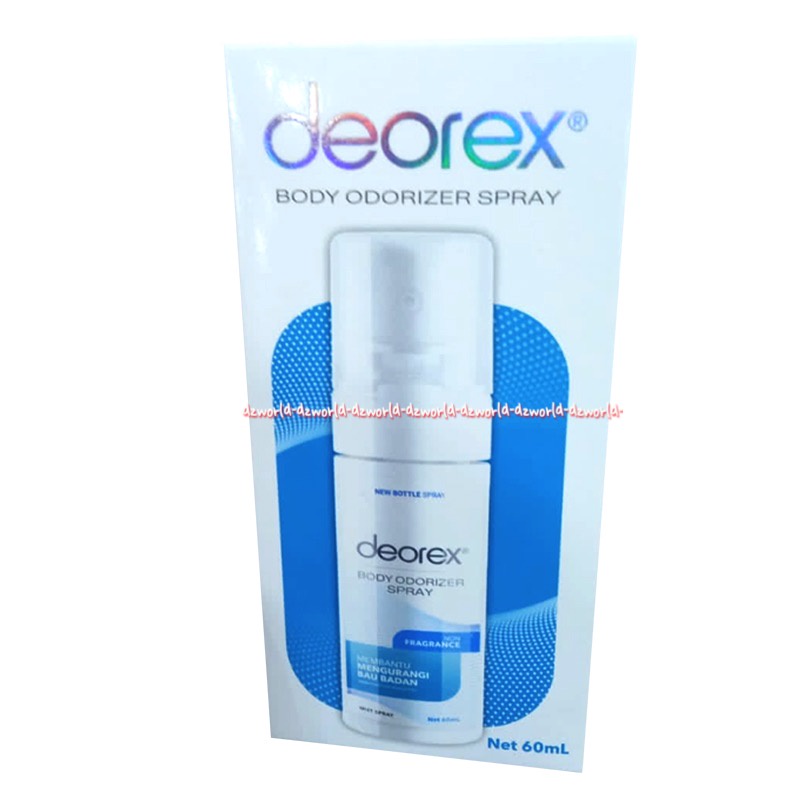 Deorex Body Odorizer Spray 60ml Membantu Mengurangi Bau Badan Bebas Bau BB Deo Rex Deodorex Deodoran Tahan 72jam Deodorant