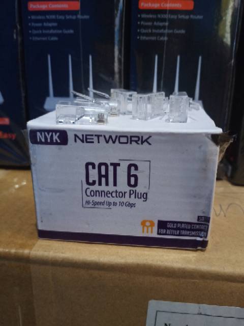 Konektor CAT 6 RJ45 Connector /PCS