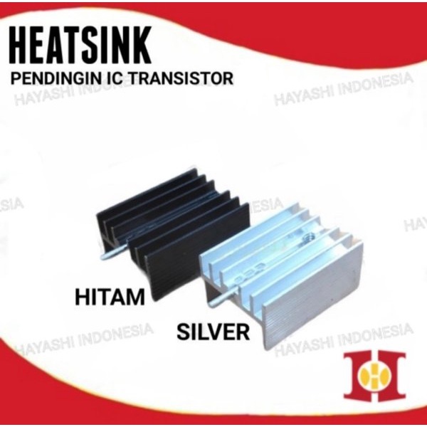 Heatsink TO 220 Pendingin IC Transistor 20x15x10mm Aluminium Heat Sink - 20pcs