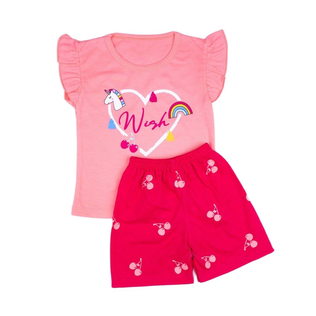 ZASKIYA - SETELAN ANAK RUFFLE / SET BAJU ANAK CEWEK WISH / CALOUR FULL / WONDERFULL