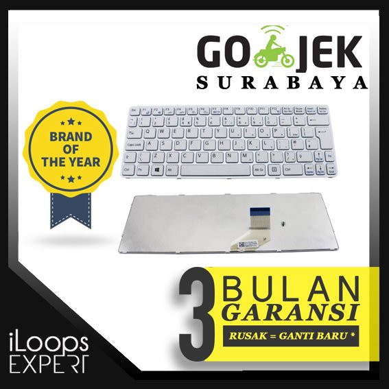 Keyboard SONY SVE11 White