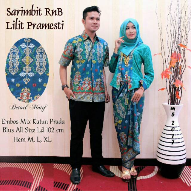 (TERMURAH) COUPLE RnB PRAMESTI / SARIMBIT BATIK MEWAH