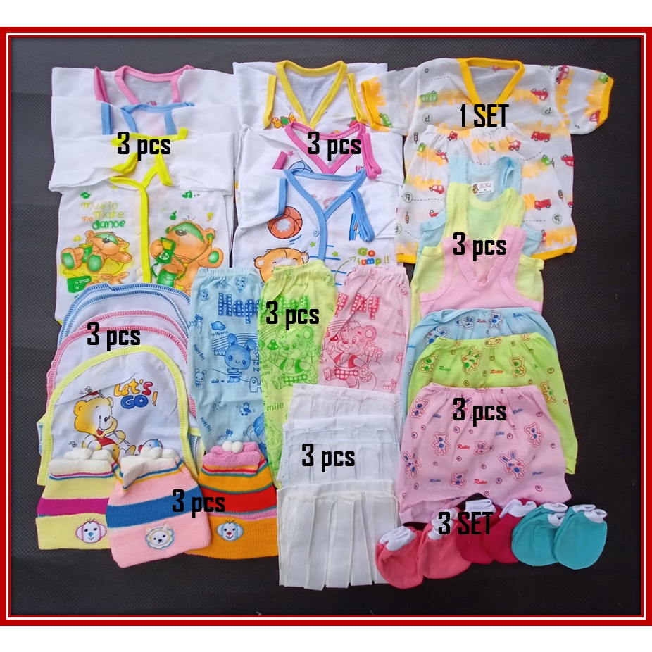 Paket Perlengkapan Baju Bayi Baru lahir ( NewBorn) / Paket Perlengkapan Komplit Bayi Baru Lahir