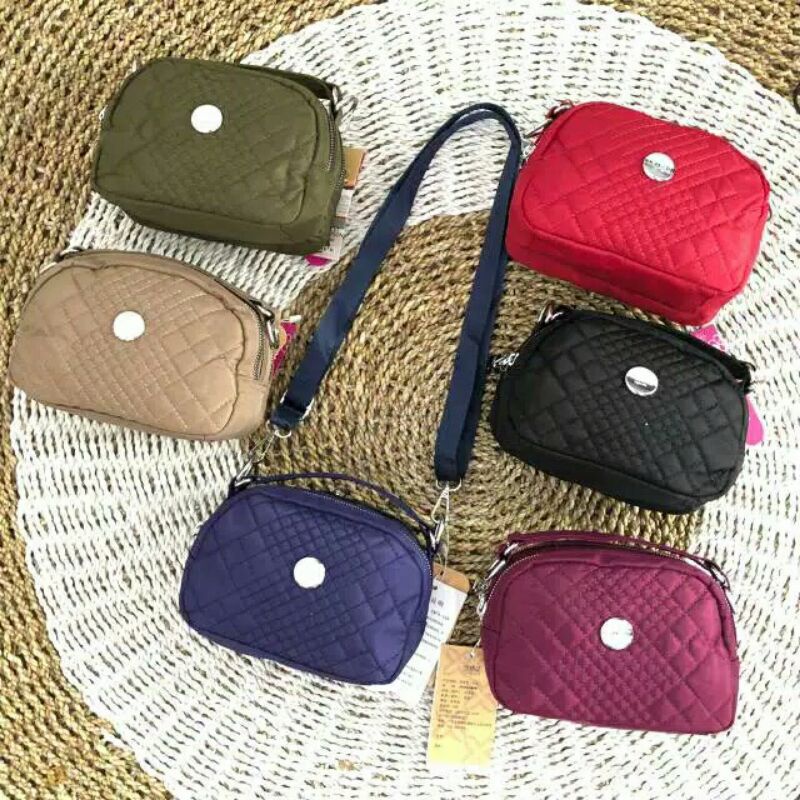 Original Tas Wanita Import Jinjing dan Selempang CHIBAO Bordir Bahan Parasut Kualitas Super Terbaru