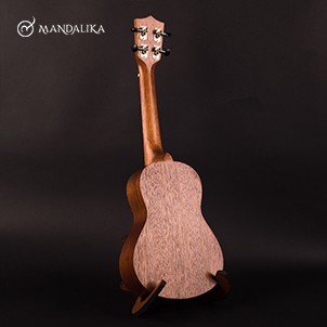 Ukulele Concerto Natural Mandalika PREMIUM Include Softcase Senar dan Pick - NT