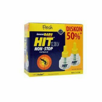 hit nonstop refill twin pack 33mlx2/ expert refill fresh isi 2x35ml