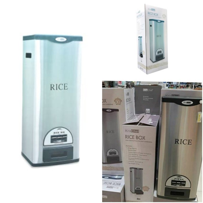 Tempat Beras Besar 30 Kg Krischef bn17