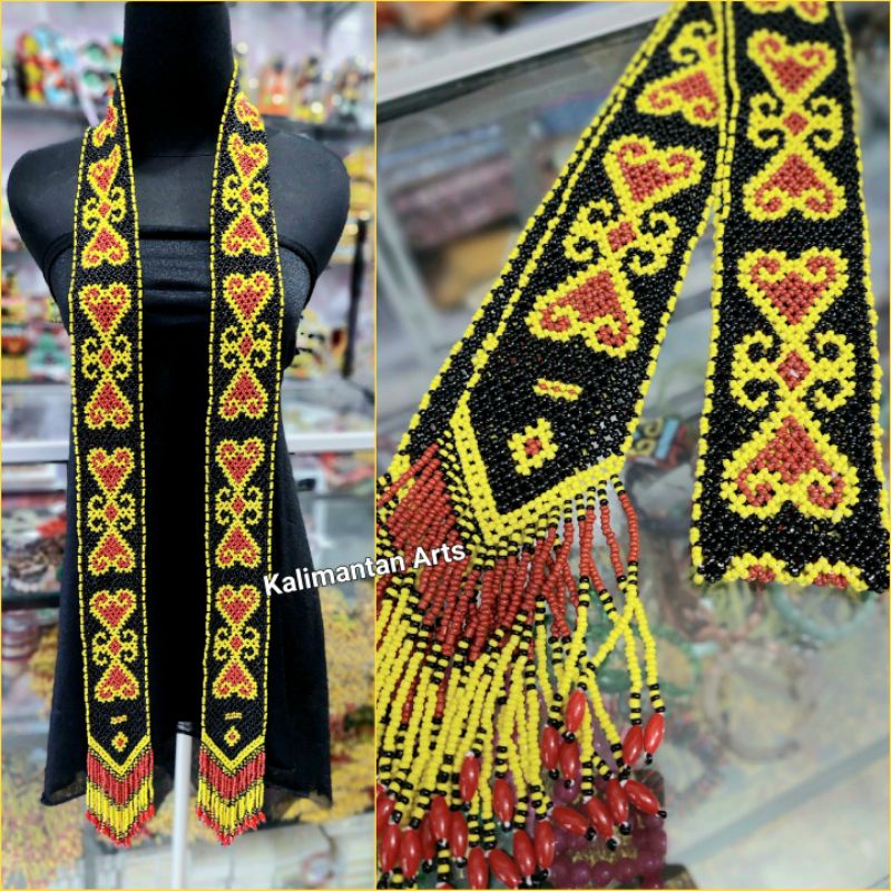 Syal Manik Dayak / Syal Kalimantan-E