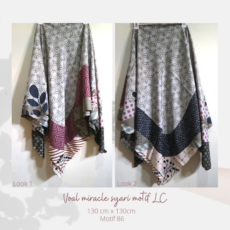 VOAL MIRACLE SYARI MOTIF UMAMA 130cm x 130cm PART 2-23